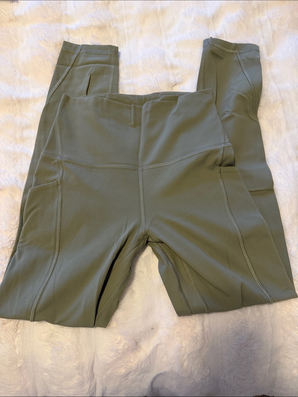 lululemon athletics Green Align High-Rise Leggings with Pockets